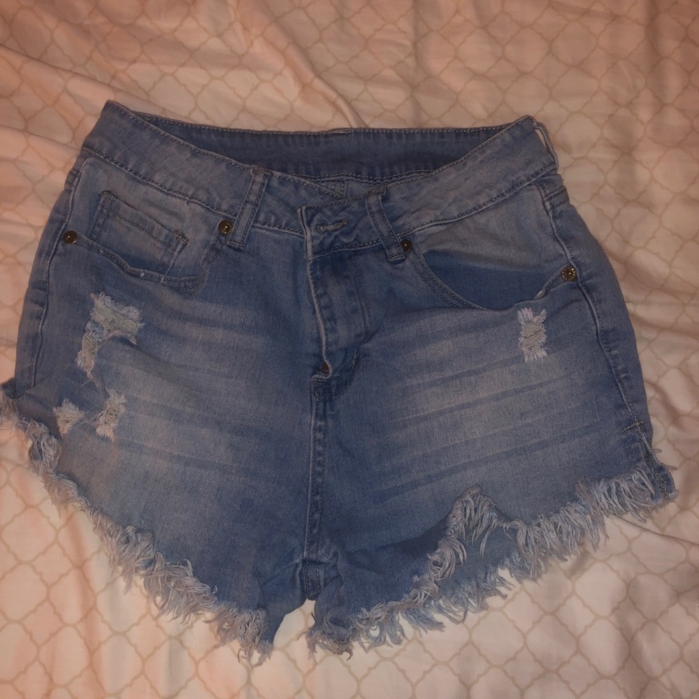 Shein ripped jean short
